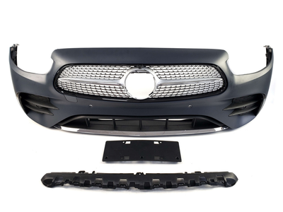 Передний бампер (AMG Line) на Mercedes-Benz E-Class W213 2020-2023 года