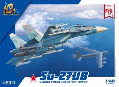 Збірна модель 1/48 Літак Su-27UB "Flanker-C" Great Wall Hobby L4827
