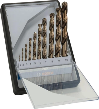 Набор сверл Bosch PRO Stainless Steel HSS-Co 10 шт (2607019925)