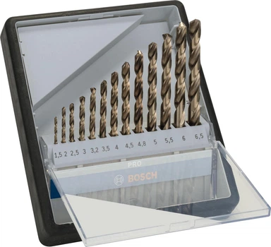 Набор сверл Bosch PRO Stainless Steel HSS-Co 13 шт (2607019926)