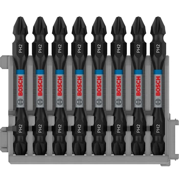 Набор двусторонних бит Bosch Impact Control PH2-PH2 65 мм, 8 шт (2608522337)