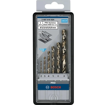 Набор сверл Bosch Robust Line HSS-Co 6 шт (2607019924)