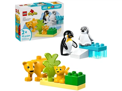 Конструктор Lego Duplo Семейства диких животных: Пингвины и Львы (10442)
