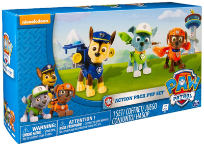 Zestaw figurek Spin Master Paw Patrol Rocky + Zuma + Chase (778988093962)