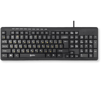Клавіатура Piko KB-108 Ukr Black (1283126467103) Store