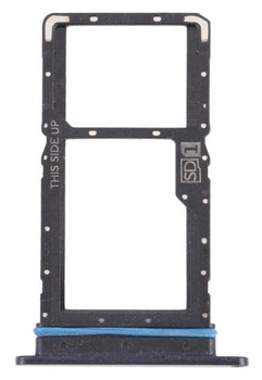 Тримач Sim-карти и карти пам'яті Motorola XT2139 Edge 20 Lite чорний Electric Graphite на дві Sim-карти High Copy