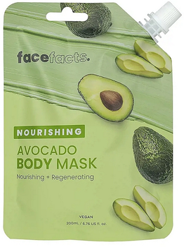 Питательная маска для тела с авокадо - Face Facts Nourishing Avocado Body Mask 200ml (1123248-1499235-2)