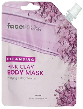 Очищающая маска для тела с розовой глиной - Face Facts Cleansing Pink Clay Body Mask 200ml (1123259-1499098-2)