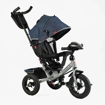 Велосипед 3390 - 32-068 Best Trike (1) надувные колеса d=29см. переднее, d=26см. задний, ФАРА С USB, пульт