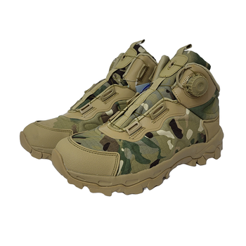 Черевики тактичні Lesko 661 автоматична пряжка Camouflage CP р.45