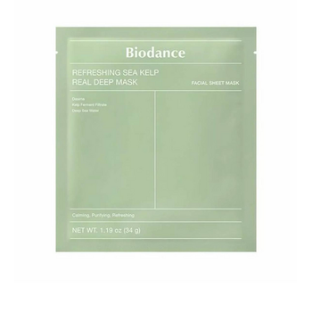 Гидрогелевая освежающая маска Biodance Refreshing Sea Kelp Real Deep Mask из морской водоросли 34 г