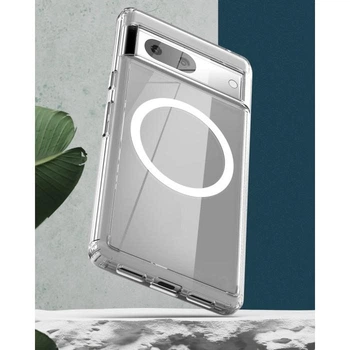 Чохол прозорий Wlons Magnetic MagSafe для Google Pixel 7