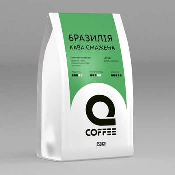 Кофе молотый Q Арабика Бразилия 250 г