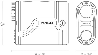 Далекомір лазерний Hawke Vantage LCD 6x21 900м