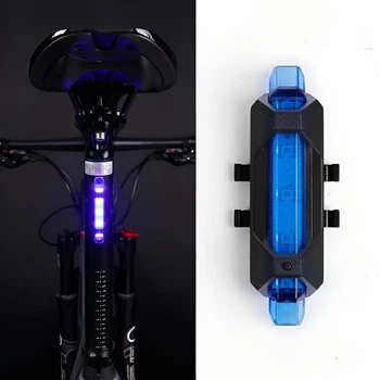 Задній габаритний ліхтар Robesbon світлодіодний USB Blue