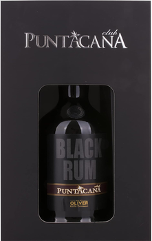 Ром Punta Cana Black 38% 0.7 л у подарунковій упаковці (7466871104415)