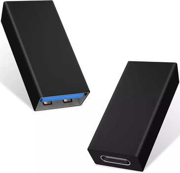 Переходник USB-мама на Type-C-мама Gtec Black (R051312)