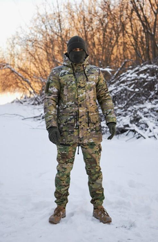 Тактический костюм зимний утепленный комплект куртка Парка и штаны Peak Intruder 0242 L Мультикам ( IN - 0242/02 C )