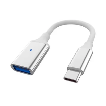 Переходник адаптер USB-мама на Type-C-папа Gtec White (R051308)
