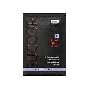 Маска для фарбованого волосся (пробник) - Succor Total Color Play Mask 10ml (1433686-25639078)