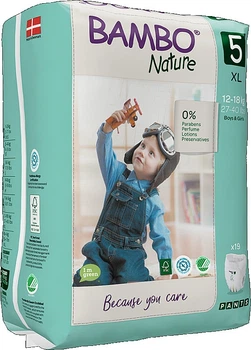 Эко-подгузники "Nature Pants", размер 5 (12-18 кг), 19 шт. - Bambo 19шт (923312-1176897-2)