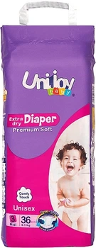 Ультратонкі підгузки Soft Diapers M, 6-11 кг, 36 шт. - Unijoy 36шт (1431416-31106313)