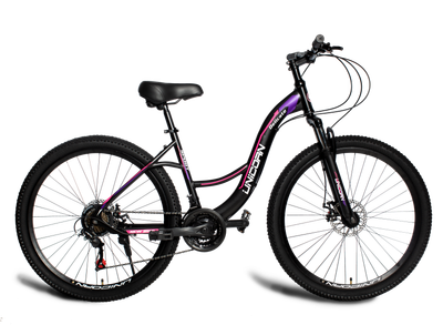 Велосипед жіночій unicorn delicate 27.5 дюймів чорний