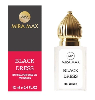 Женские масляные духи BLACK DRESS Mira Max 12 мл