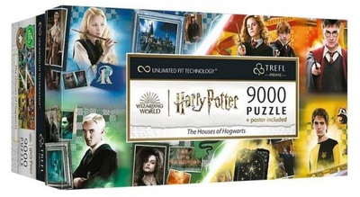 Puzzle Trefl Hogwart Dom 198.6 x 92.8 cm 9000 sztuk (5900511810233) (955555908467143) - Outlet