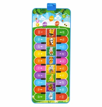 Музыкальный коврик пианино размер 126 x 48 см 638-13