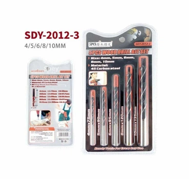 Набор сверл Horusdy Sdy-2012-3 по дереву 5 шт