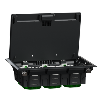 Підлоговий лючок Schneider Electric Unica System+ пластиковий 6 модулів (L) (INS52122)