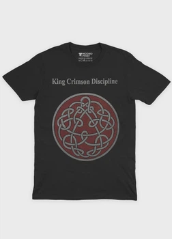 Чоловіча футболка MODNO з рок принтом "King Crimson" XXL Чорний (TS001-004-2-650-F-BL-M)