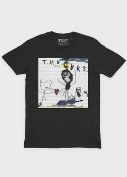 Чоловіча футболка MODNO з рок принтом "The Cure" L Чорний (TS001-004-2-785-F-BL-M)