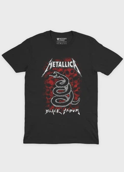 Чоловіча футболка MODNO з рок принтом "Metallica" XXL Чорний (TS001-004-2-706-F-BL-M)
