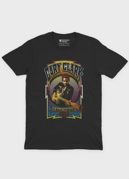 Чоловіча футболка MODNO з рок принтом "Gary Clark Jr" XXL Чорний (TS001-004-2-605-F-BL-M)