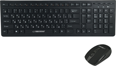 Комплект клавіатура та миша ESPERANZA KBRD+MOUSE EK136UA Tacoma чорний 270088