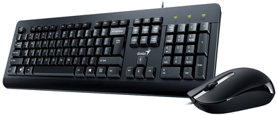 Комплект (клавіатура + мишка) Genius KM-160 УКР, чорна 295213