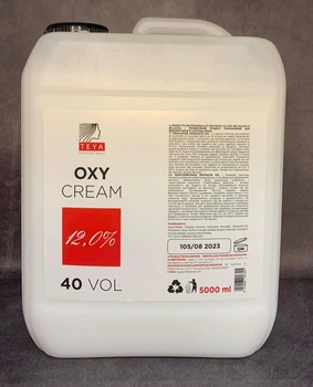 Окислювач для волосся Teya Oxy Cream 40 vol 12% 5 л