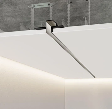 Профиль теневого шва 12 мм под LED SVTR-12B (2500 мм), Черный