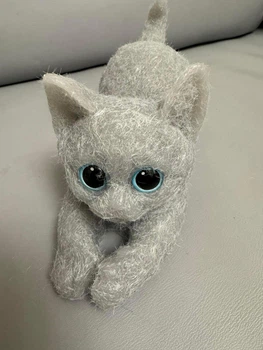 Таба Сквіш Котик сірий Cat Squeeze Toy 14 см - антистрес ароматизований