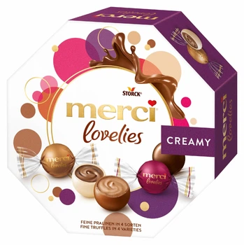 Цукерки Merci Lovelies creamy 185г, асорті праліне – купить в