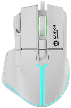 Мышь Canyon Fortnax GM-636 RGB USB White (CND-SGM636W)