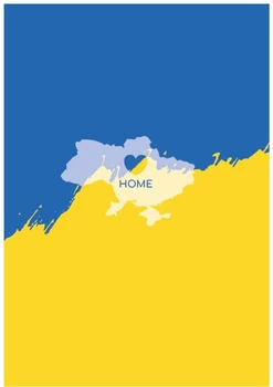 Блокнот Optima Украина UA А5 в клетку 80 листов (20370-66)