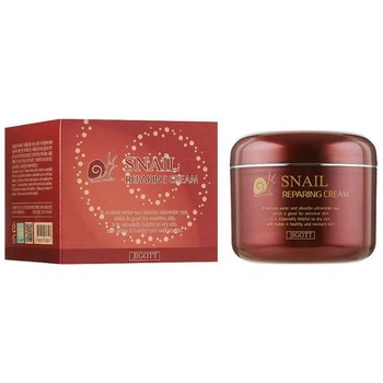 Відновлюючий крем JIGOTT SNAIL REPARING CREAM 100ml