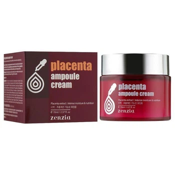 Крем для обличчя з плацентою ZENZIA PLACENTA AMPOULE CREAM 70ml