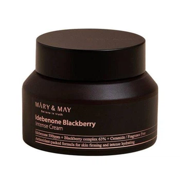 Крем для обличчя з ідебеноном Mary & May Idebenone + Blackberry complex intensive total care cream 7