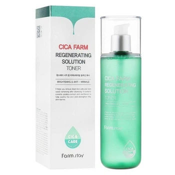 Тонер для обличчя із центелою FarmStay Cica Farm Regenerating Solution Toner 200ml