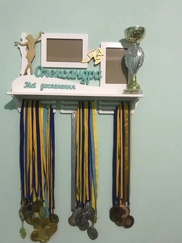 Медальниця танці Олександра 50смх35см біла (Medalnutsa-0602-750)