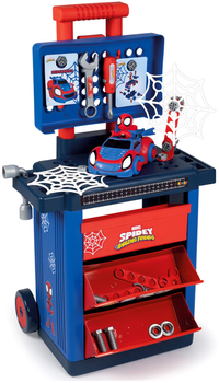 Іграшковий набір Smoby Warsztat Spidey Trolley z narzędziami (3032163602149)